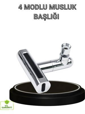 Nexgen 4 Fonksiyonlu Musluk Başlığı 360 Derece Dönebilen ve Su Tasarruflu RSKDG34-MCHD