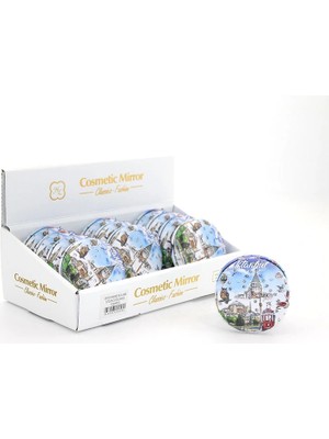 Nexgen Taşlı Istanbul Tasarımı El Aynası Kalın Model 5 RSKDG34-MCHD