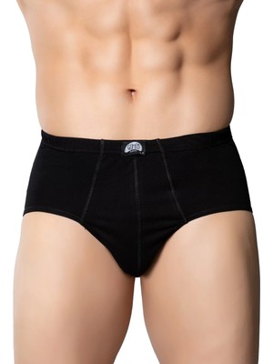 Gümüş 4014 6'lı Paket Erkek Penye Renkli Kom Slip Külot