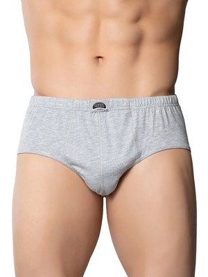 Gümüş 4014 6'lı Paket Erkek Penye Renkli Kom Slip Külot