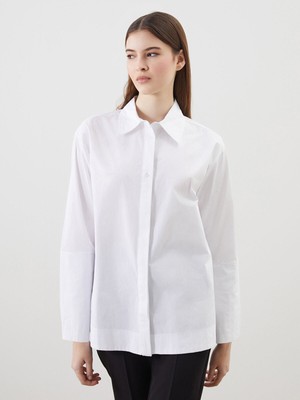 Lc Waikiki Yeni Sezon Düz Poplin Kadın Gömlek Tunik