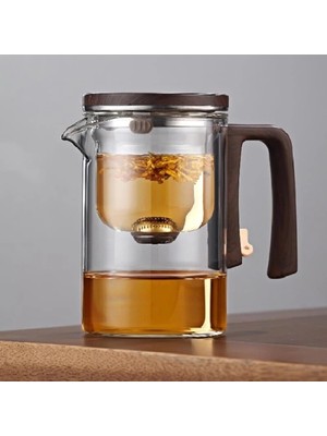 No 35 Moda Otomatik Cam Demlik ve 2'li Bardak Seti