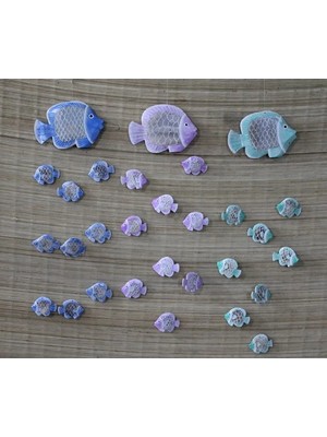 No 35 Moda Balıklı Asmalı Rüzgar Çanı