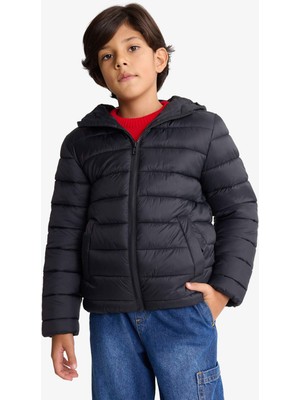 DeFacto Su İtici Kapüşonlu Mont Erkek Çocuk D5899A826SP