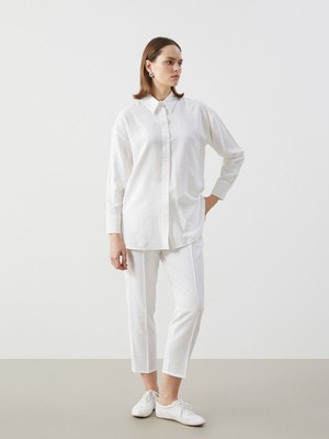 Lc Waikiki Yeni Sezon Beli Lastikli Havuç Kesim Kadın Pantolon