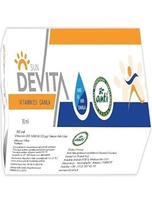 SHC4200 Anti Sunde Vita 30 ml Damla Gıda Takviyesi