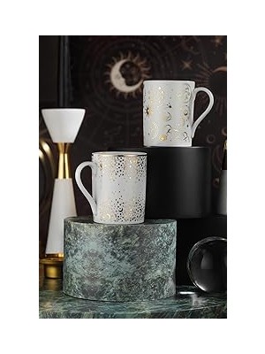 SHC4200 Kütahya Porselen Cosmic Love Forest 2 Parça Mug 11911