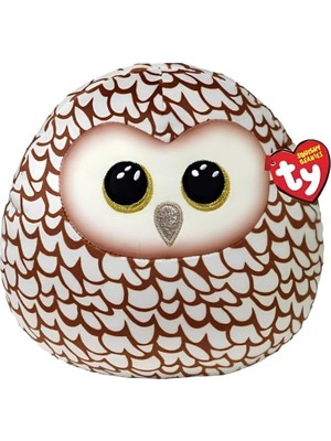 bebekokusu Ty Squishy Beannies Yastık Baykuş Whoolie 25 cm
