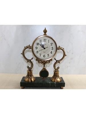 Norino Altı Mermer Masa Üstü Saat