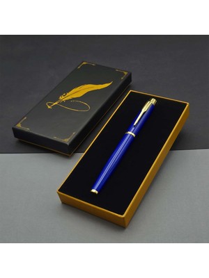 Norino Öğretmenler Günü Hediyesi Kutulu Metal Mavi Kalem