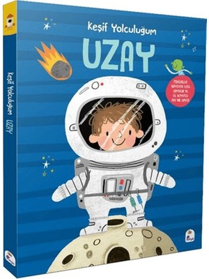 İndigo Kitap Keşif Yolculuğum – Uzay Eğlenceli Tasarım 22 Sayfa Ciltli Çocuklara Özel
