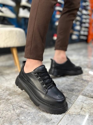 bebekokusu KB-702 Kuback Kömür Cilt Günlük Erkek Ayakkabı