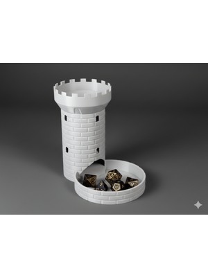 Atölye Matris D & D Dungeons And Dragons Zar Kulesi Biblo Dekoratif Öbje 15 cm Yükseklik