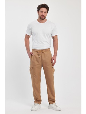 Alexandergardı Beli Lastikli Erkek Kargo PANTOLON(E24-51204-ERKK)
