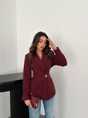 Belden Oturtmalı Blazer Ceket
