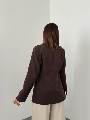 Belden Oturtmalı Blazer Ceket