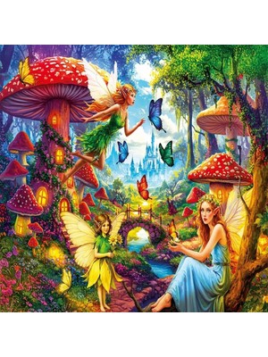 SHC4200 Bfs 31502 Tale Mushrooms 100 Parça Puzzle