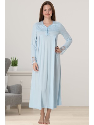 Effortt Mavi Hamile Lohusa Gecelik