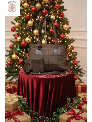 Trendniva Cüzdan Detaylı Kapitone El ve Omuz Çantası