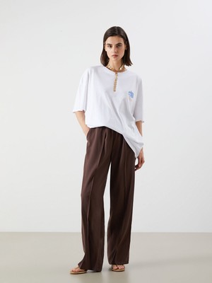 Lc Waikiki Yeni Sezon Beli Lastikli Kadın Pantolon