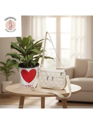 Trendniva Çok Gözlü Kapitone El ve Omuz Çantası