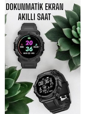 No 35 Moda Unisex Tasarımıyla Klasik ve Spor Kombinlere Uygun Akıllı Saat