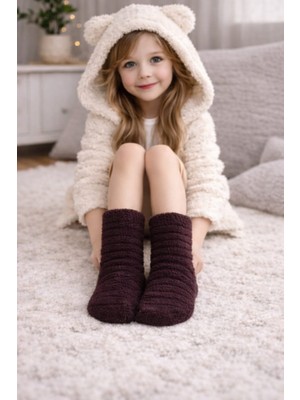 Gigi Giyim Ters Havlu Kız Çocuk Renkli Çorap