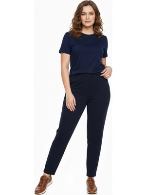 Baglan Kadın Lastikli Cepli Pantolon BGL-ST03338