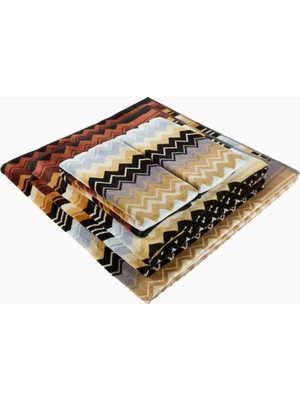 Missoni Giacomo Zigzag 5’li Pamuk Havlu Seti