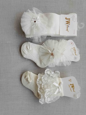 Üçlü Bebek Çorap Seti