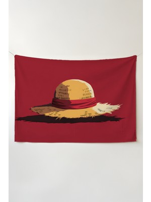 Charmbi One Piece Duvar Örtüsü – Çok Renkli Anime Temalı Kumaş Oda Dekoru Tapestry