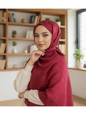 Revam Collection Kazayağı Deseni Ipeksi Jakar Şal