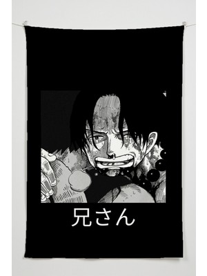 Charmbi One Piece Duvar Örtüsü – Çok Renkli Anime Temalı Kumaş Oda Dekoru Tapestry