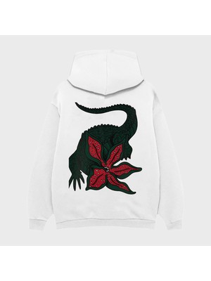 Camblys Stranger Things Sırt Baskılı Oversize Sweatshirt