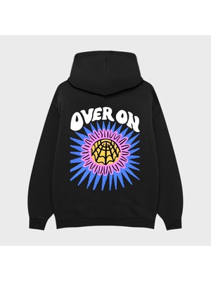 Camblys Overon Sırt Basıkılı Oversize Kapüşonlu Sweatshirt