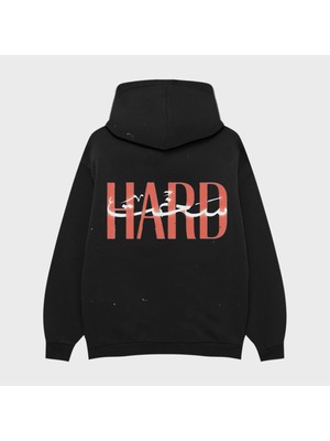 Camblys Hard Arabic Detaylı Oversize Kapüşonlu Sweatshirt