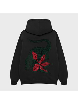 Camblys Stranger Things Sırt Baskılı Oversize Sweatshirt