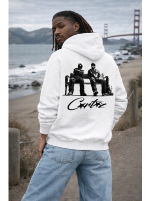 Camblys Unisex Cortiez Bank Baskılı Oversize Sweatshirt