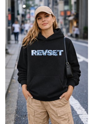 Camblys Revolt Ön Yazılı Oversize Kapüşonlu Sweatshirt