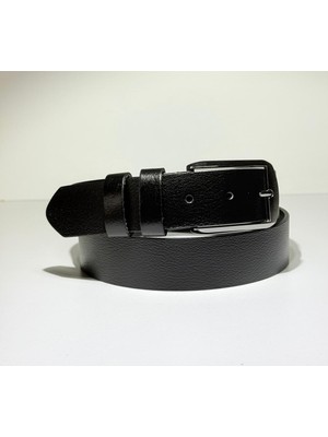 Kemerbox %100 Hakiki Deri Erkek Kemer Siyah3,5