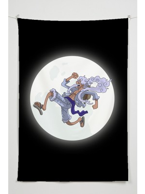 Charmbi One Piece Duvar Örtüsü – Çok Renkli Anime Temalı Kumaş Oda Dekoru Tapestry