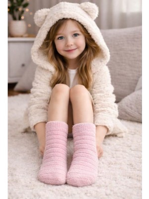 Gigi Giyim Ters Havlu Kız Çocuk Renkli Çorap
