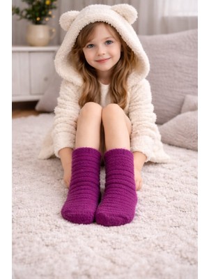 Gigi Giyim Ters Havlu Kız Çocuk Renkli Çorap