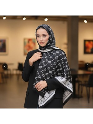 Revam Collection G Desen Çift Taraflı Ipeksi Kaşmir Şal