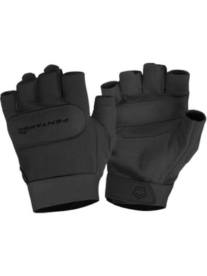 Taktikal Eldiven - Pentagon - Yarım Parmak - Duty Mechanic - Black - P20010-SH