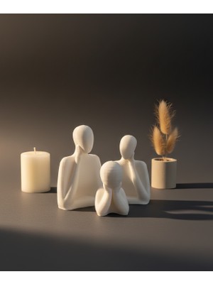 Aile Dekoratif Biblo Obje Aksesuar (5'li - 4'lü - 3'lü)