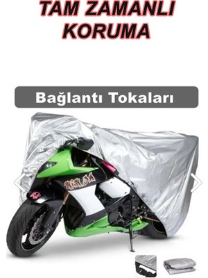 Beta Moda Hub Bmw R 1100 S Replika Arka Çanta Uyumlu Motor Branda Örtü Miflonlu Premium 4 Mevsim Koruma Gri