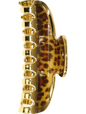 Janeke Hair Clip Saç Tokası Leopar JG29100 Mac