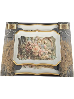 Karma Melamin Kırılmaz Ikili Sunum Tepsisi