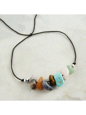 Marsilyan Doğaltaş Taş Çakra Bileklik